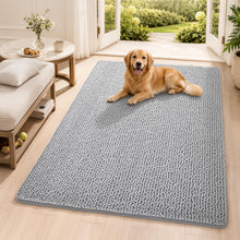 Load image into Gallery viewer, Grey Bath Rugs