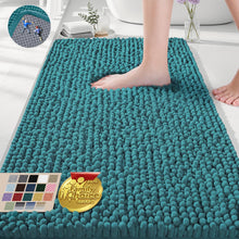 Load image into Gallery viewer, Teal Bath Rugs