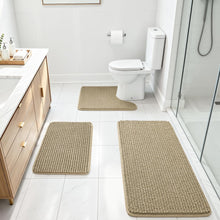Load image into Gallery viewer, Beige Bath Rugs