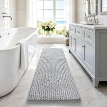 Load image into Gallery viewer, Grey Bath Rugs