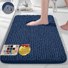 Load image into Gallery viewer, Navy Blue Bath Rugs
