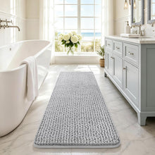 Load image into Gallery viewer, Grey Bath Rugs