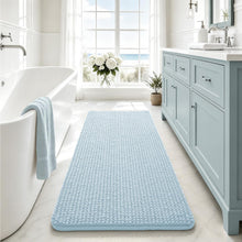 Load image into Gallery viewer, Blue Bath Rugs