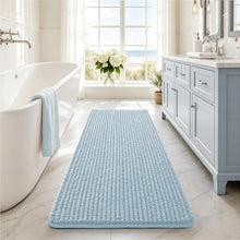 Load image into Gallery viewer, Blue Bath Rugs