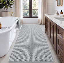 Load image into Gallery viewer, Grey Bath Rugs