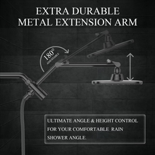 Load image into Gallery viewer, Veken Wide Rain Shower Head with Multi-Modes Handheld Water Spray,High Pressure Showerhead Combo with Arm for Bathroom Accessories,Home Decor Adjustable Dual Shower with Anti-Clog Nozzles,Matte Black