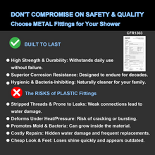 Load image into Gallery viewer, Veken Wide Rain Shower Head with Multi-Modes Handheld Water Spray,High Pressure Showerhead Combo with Arm for Bathroom Accessories,Home Decor Adjustable Dual Shower with Anti-Clog Nozzles,Matte Black