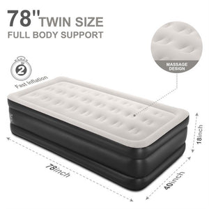 18 inch Twin/Queen/King Size Air Mattress with Built-in-Pump