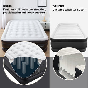 18 inch Twin/Queen/King Size Air Mattress with Built-in-Pump