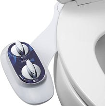 Load image into Gallery viewer, Veken Non-Electric Bidet, Self Cleaning Dual Nozzle (Feminine/Bidet Wash) Bidet Attachment for Toilet, Fresh Water Sprayer Toilet Seat Attachment with Adjustable Pressure Control