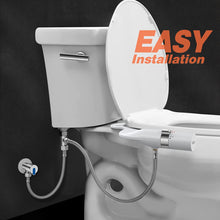 Load image into Gallery viewer, Veken Non-Electric Bidet, Self Cleaning Dual Nozzle (Feminine/Bidet Wash) Bidet Attachment for Toilet, Fresh Water Sprayer Toilet Seat Attachment with Adjustable Pressure Control