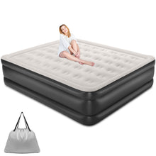 Load image into Gallery viewer, 18 inch Twin/Queen/King Size Air Mattress with Built-in-Pump